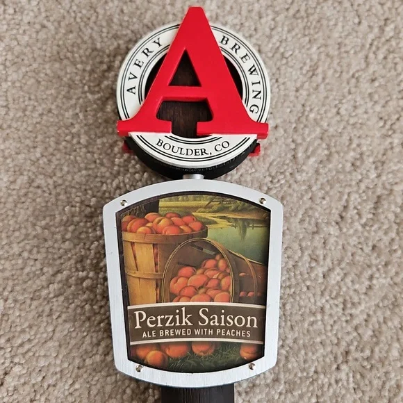 Avery Brewing Perzik Saison Tap Handle - Picture 2 of 2